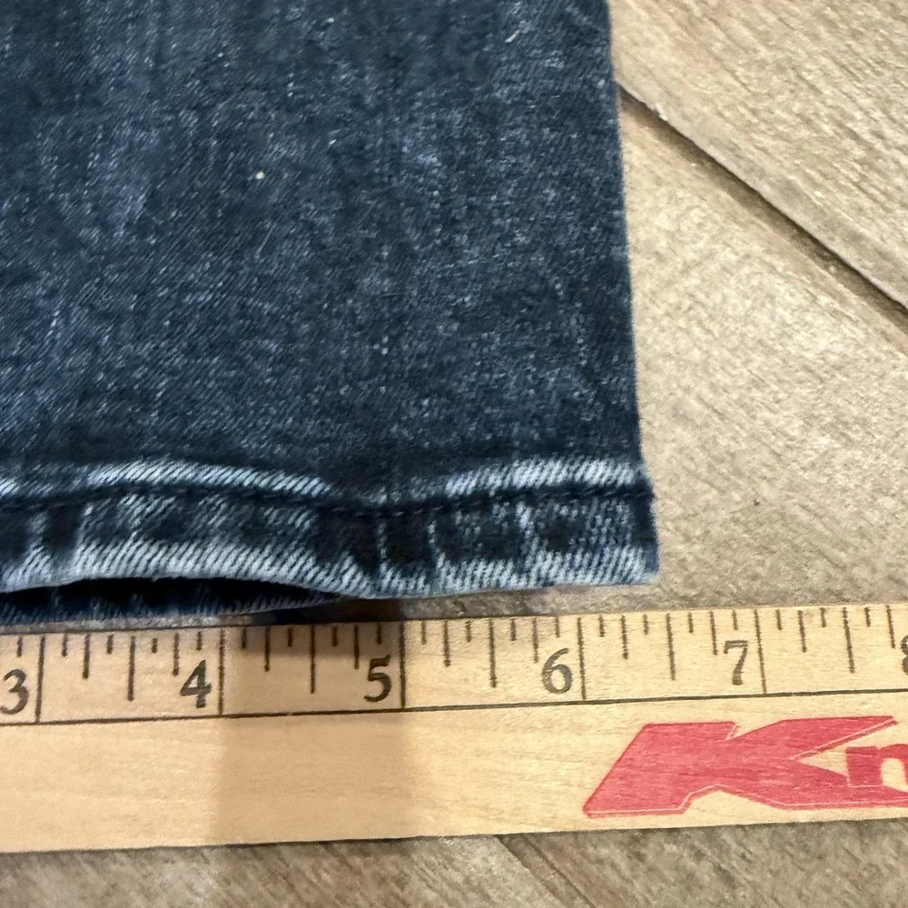 FRAME Jeans Mens 34 Blue black Organic Cotton Dark Wash L'Homme Skinny Stretch